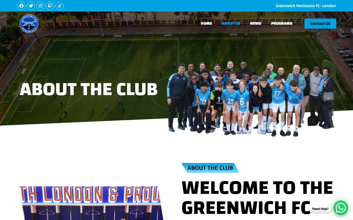 About the club page
