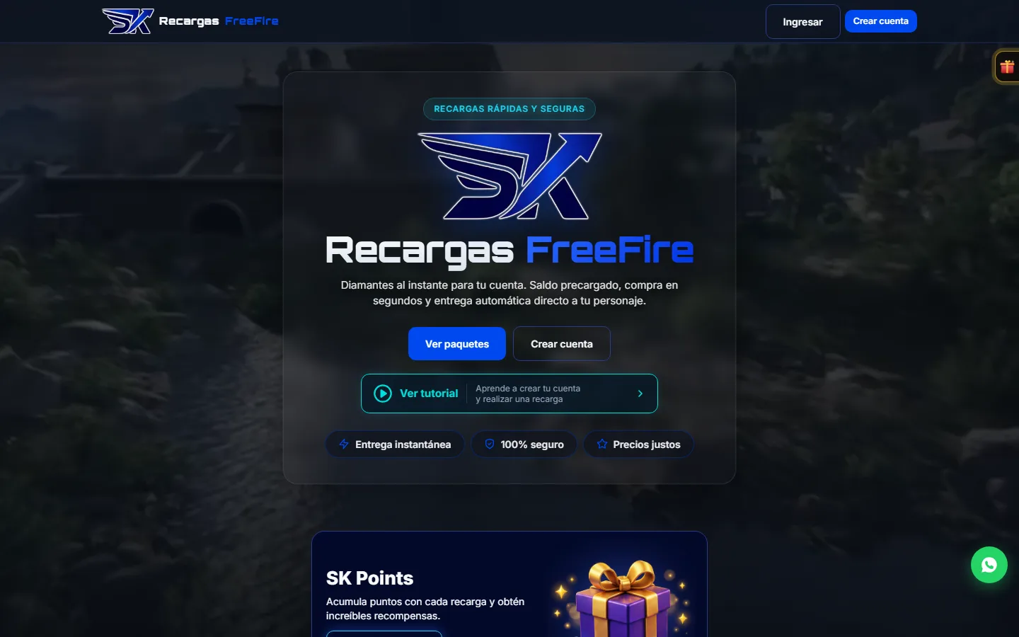 Portada de SK Recargas FF